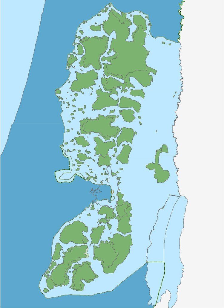 israel apartheid map occupation