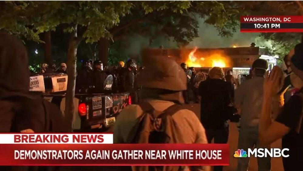 riot lafayette park washington