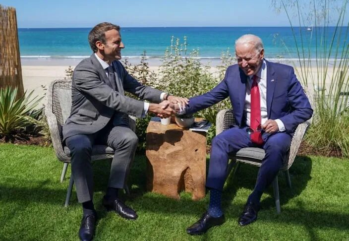 biden macron