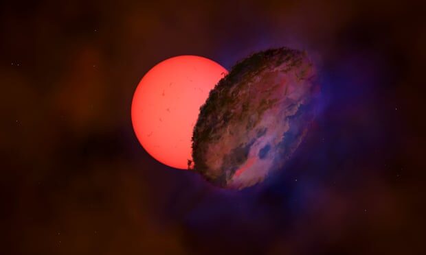 VVV-WIT-08: an artist’s impression of the giant star that blinked