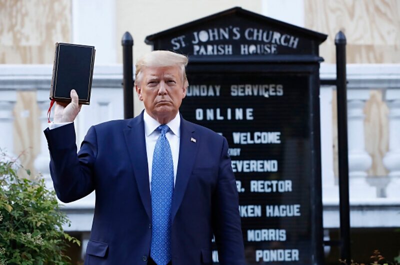 trump church lafayette park bible st john riot