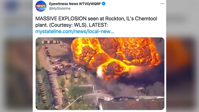 Click to enlarge chemical fire illinois