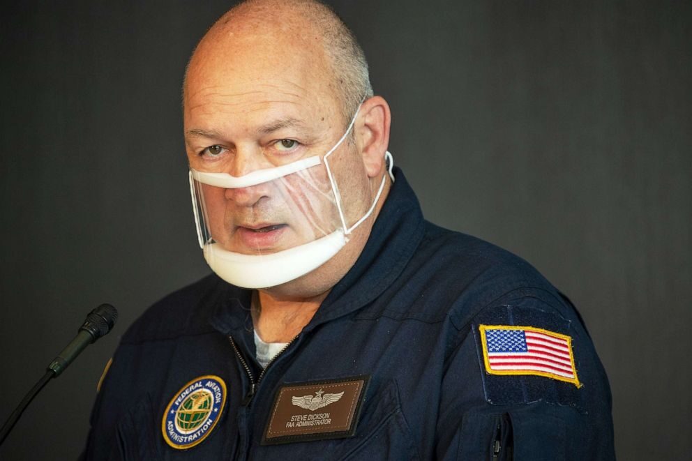Click to enlarge FAA chief Steve Dickson