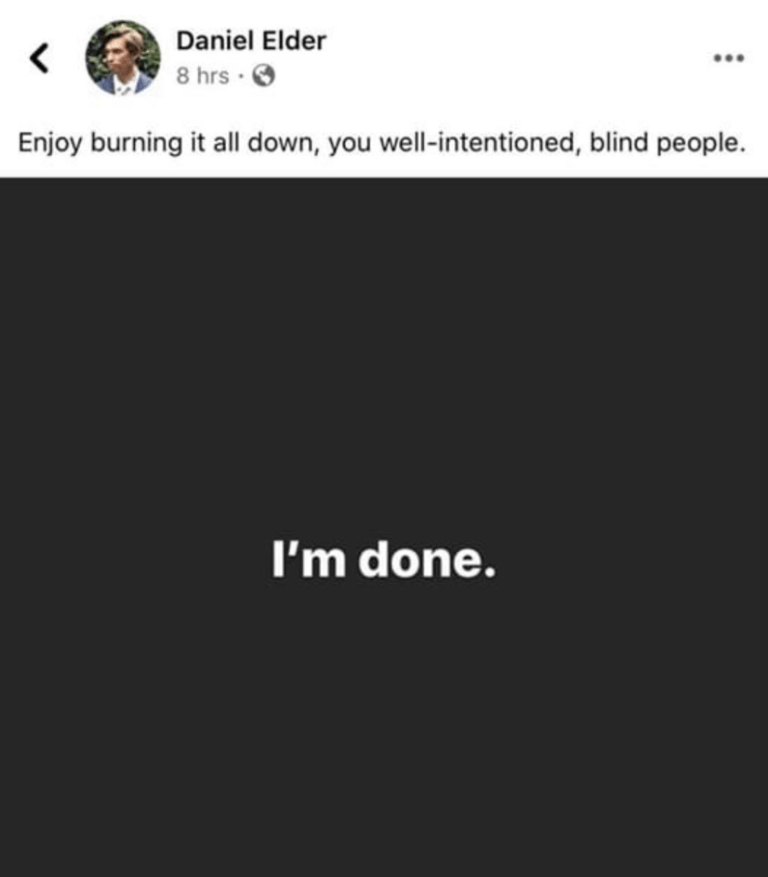 daniel elder tweet