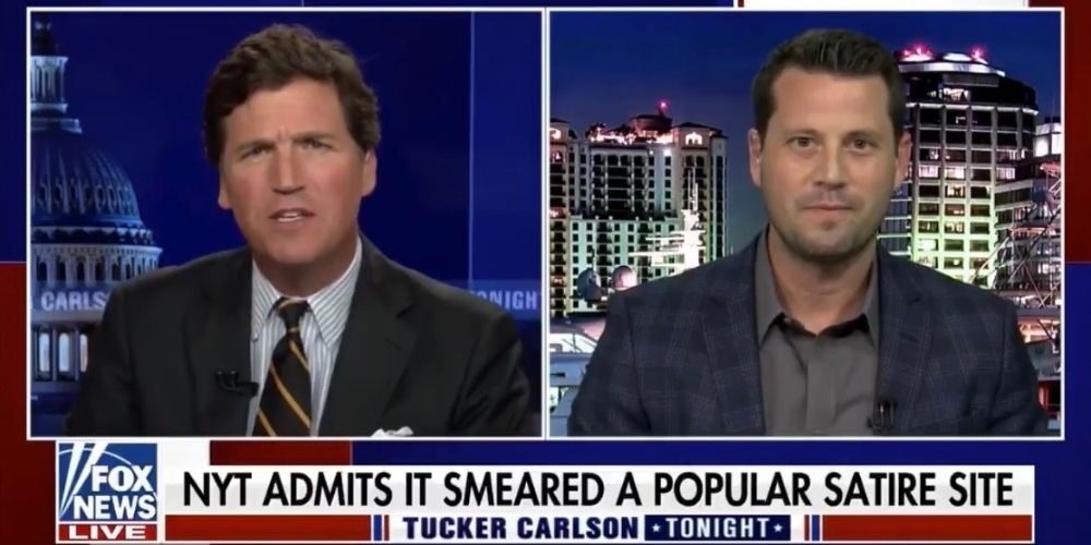 Babylon Bee CEO Seth Dillon Tucker Carlson