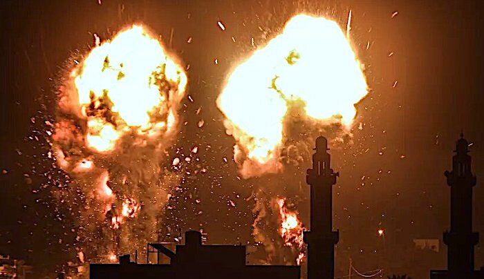 Gaza bombed