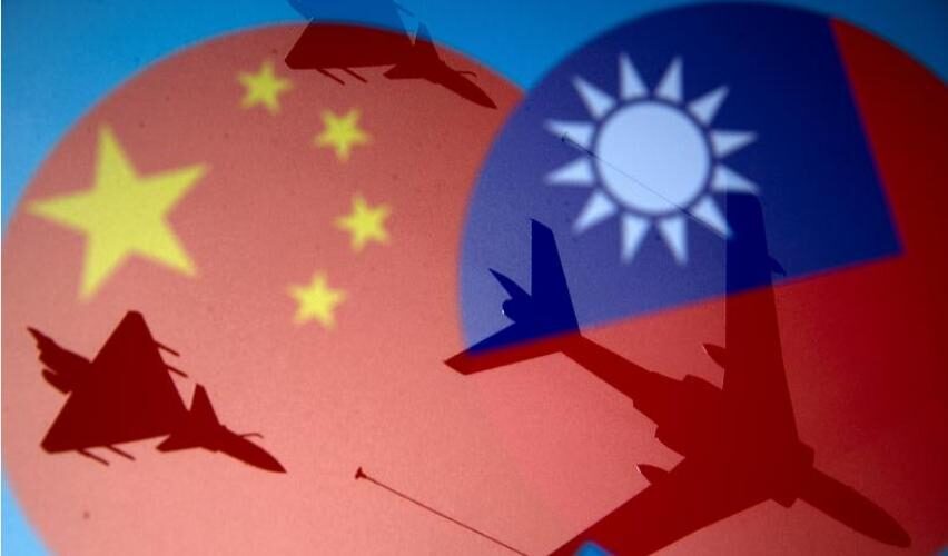 china taiwan flags plane