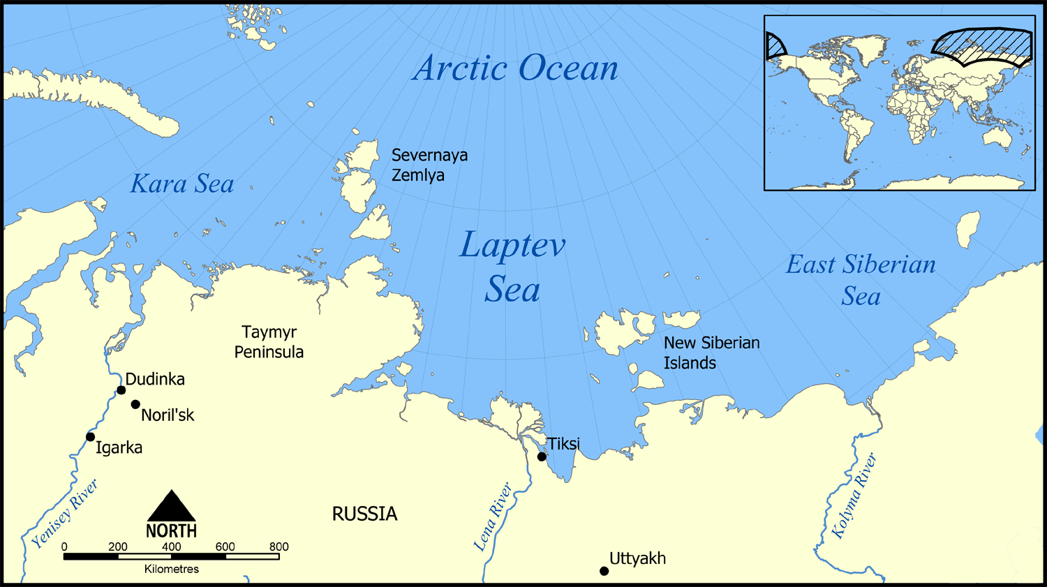 Click to enlarge laptev sea