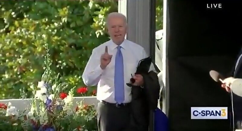 biden yells reporters russia news conference CNN