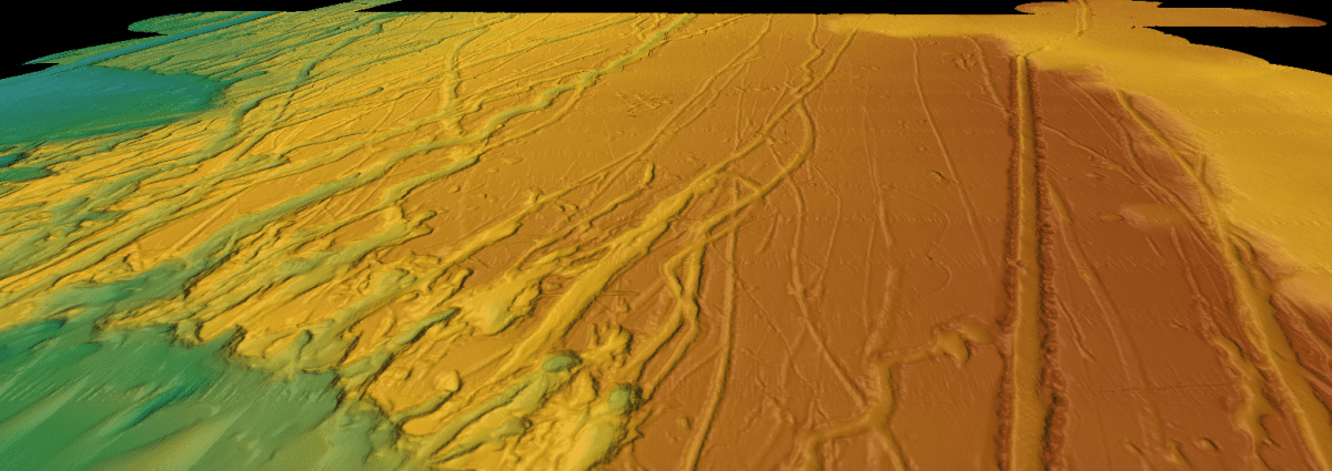 Click to enlarge ocean floor iceberg scour grooves