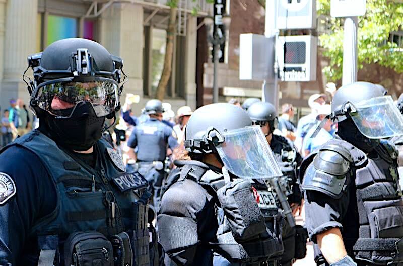 Click to enlarge Portland Police Rapid Response team