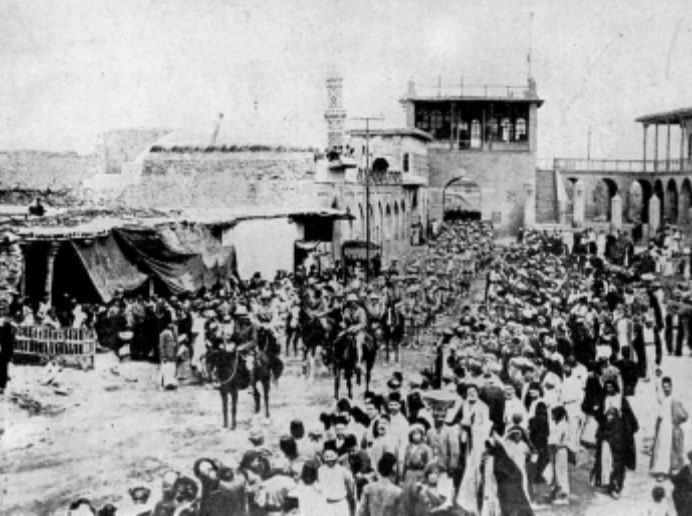 Click to enlarge General Allenby marched into Jerusalem