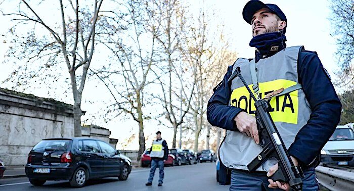 Click to enlarge Italian police
