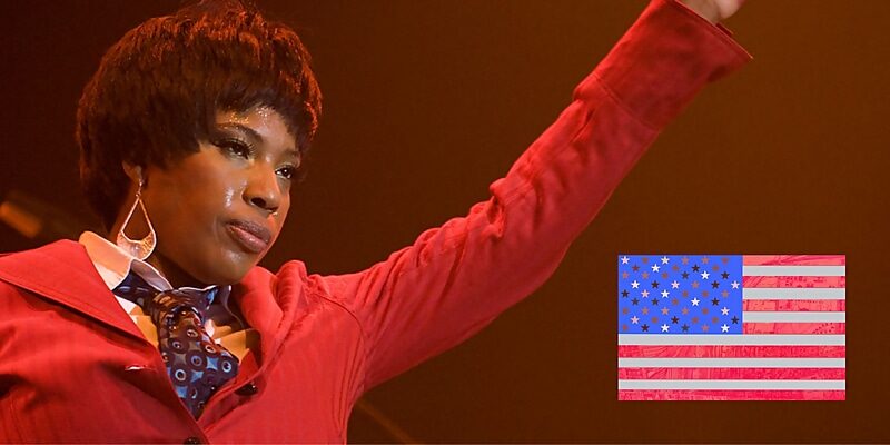 Click to enlarge macy gray juneteenth flag
