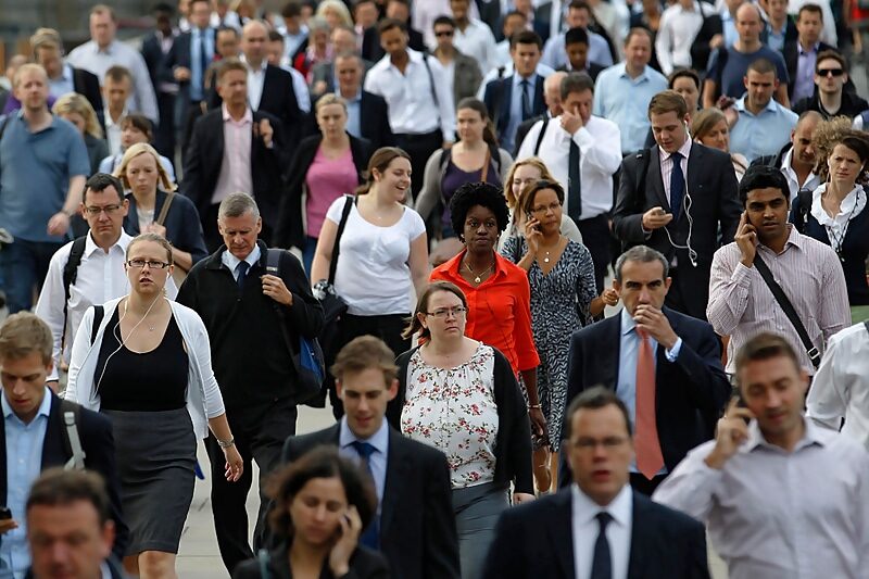 Click to enlarge crowd skin tones diversity