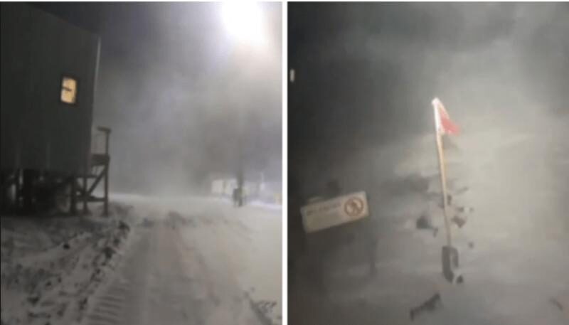 Click to enlarge Brutal scenes from Antarctica in June, 2021.