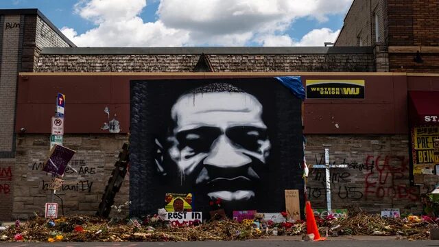 Click to enlarge george floyd mural