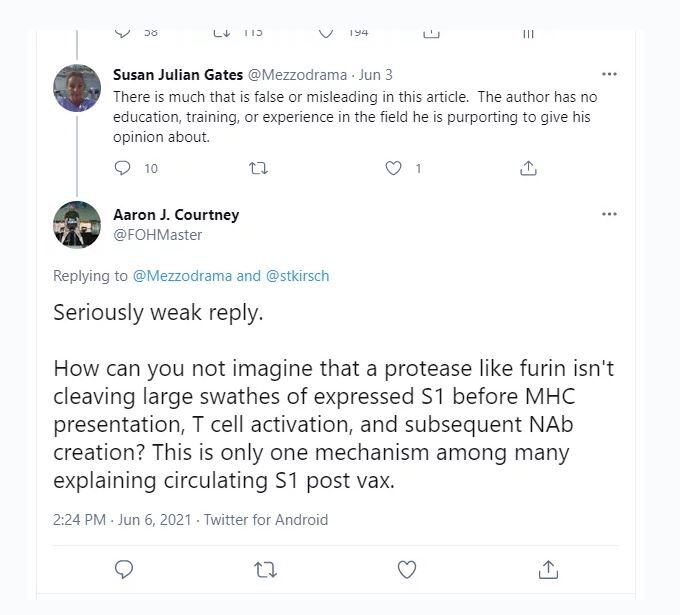 Susan Gates tweet
