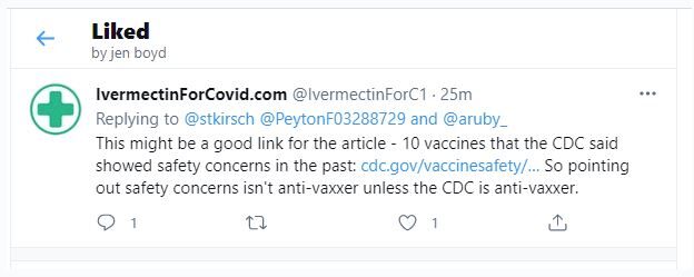 Ivermectin tweet