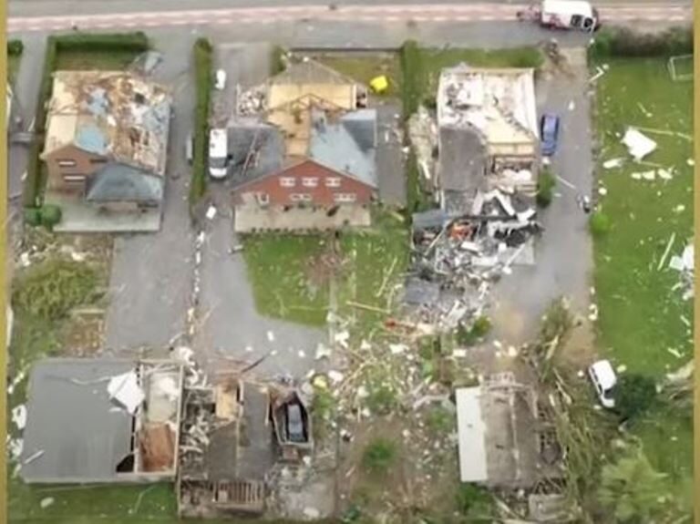 Click to enlarge Belgium storm damage