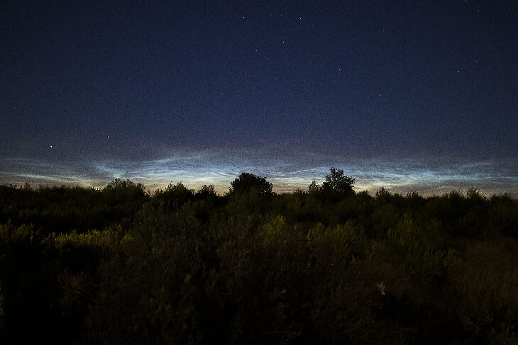 Click to enlarge Noctilucent cloud on June 20, 2021 @ Valencia, Spain