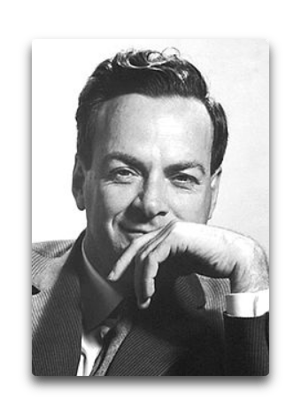 Click to enlarge Richard Feynman