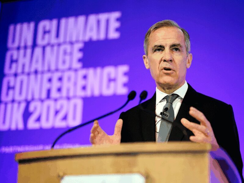 Click to enlarge Mark Carney is a UN Special Envoy on Climate Action.