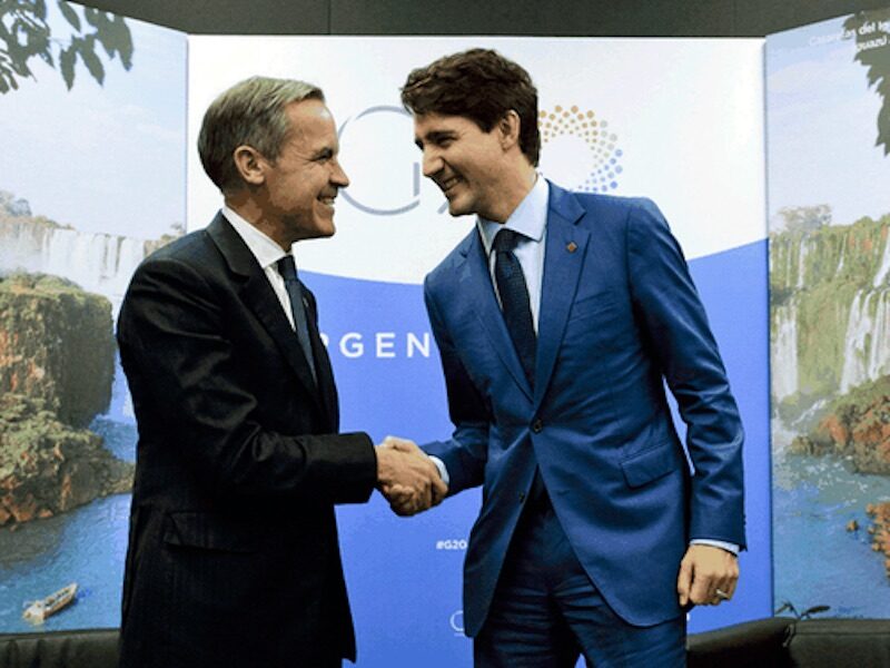 Click to enlarge governor is advising Prime Minister Justin Trudeau.