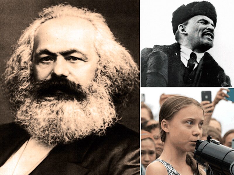 Click to enlarge Marx Lenin Thunberg