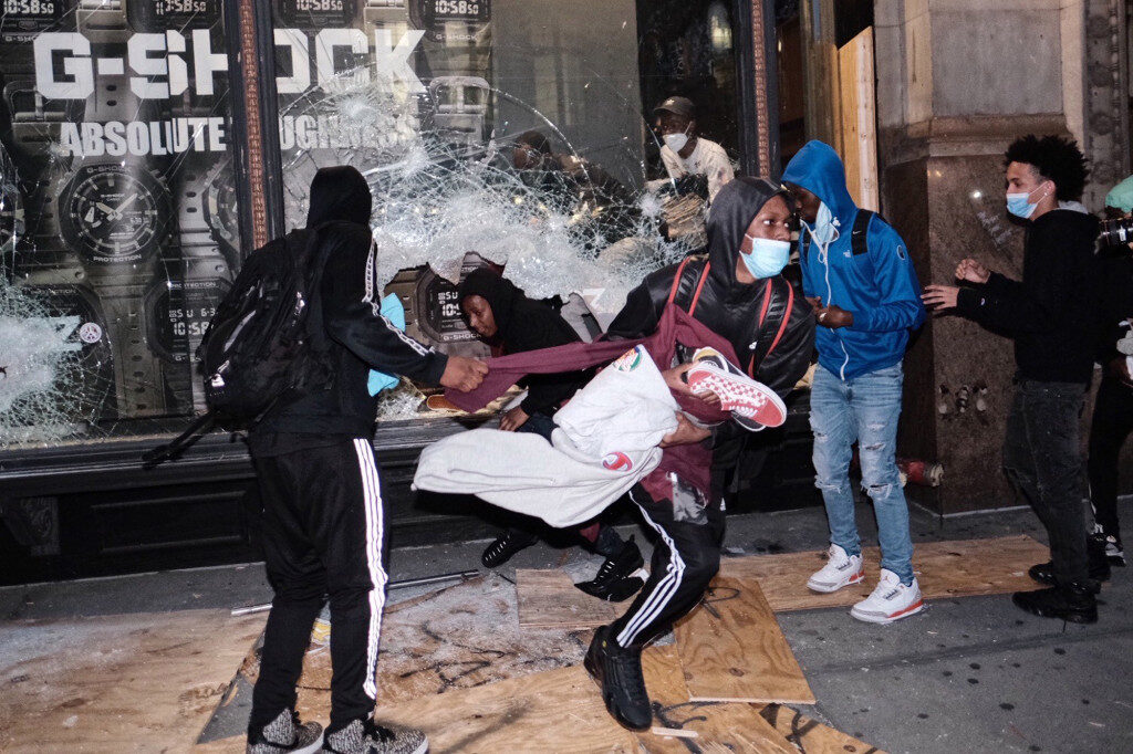 new york city riots looting