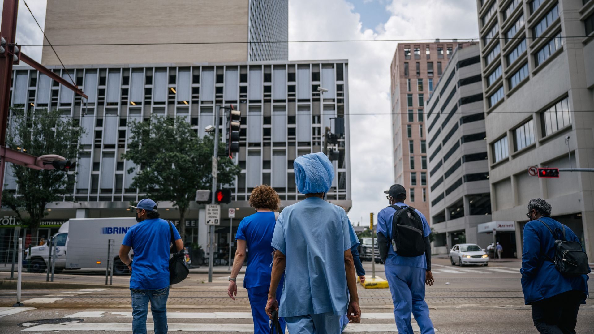Click to enlarge workers houston methodist hospital fired vaccine