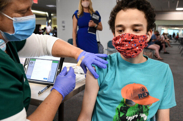 Click to enlarge vaccination children