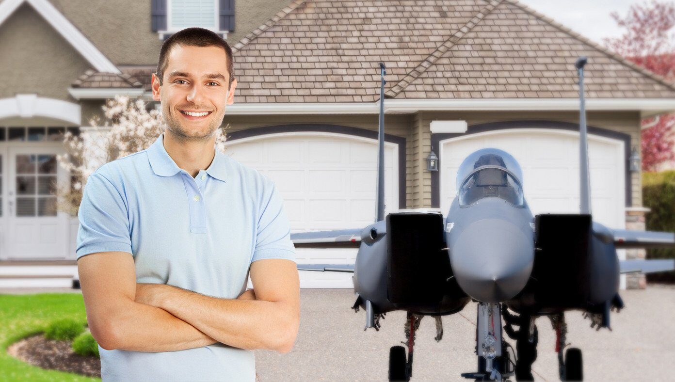 home owner F-15 jet