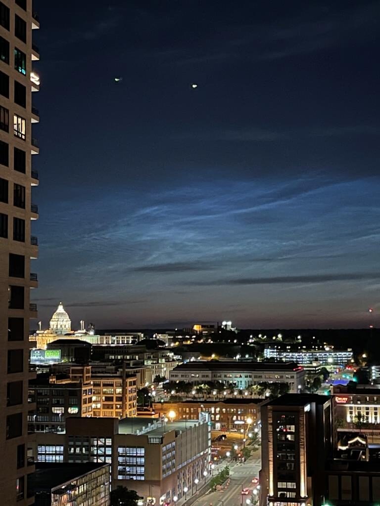 Click to enlarge noctilucent clouds 2021
