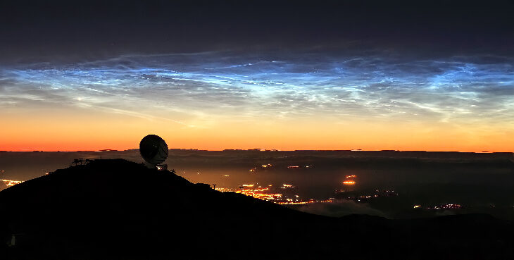 Click to enlarge noctilucent clouds 2021