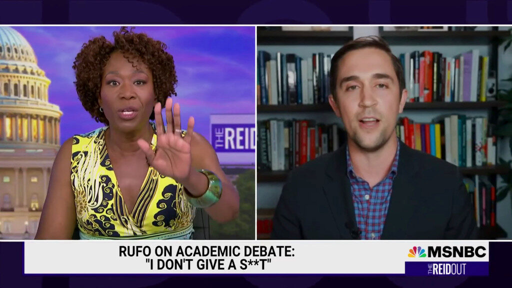 Click to enlarge Joy Reid Chris Rufo