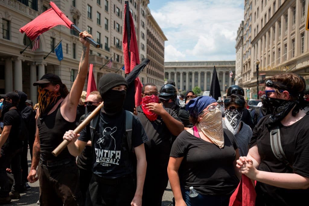 antifa mob
