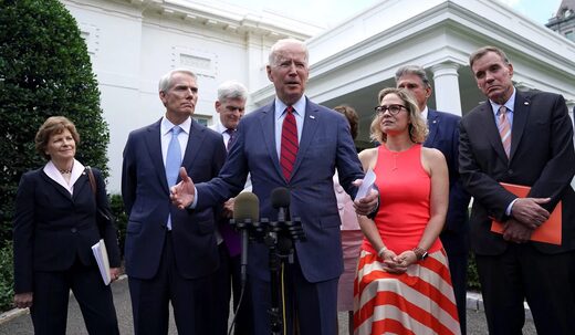 Click to enlarge joe biden senators press
