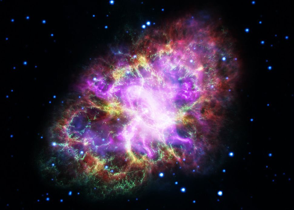 Click to enlarge crab nebula hubble telescope