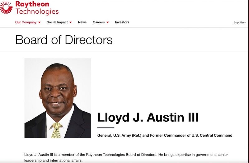Click to enlarge Lloyd J. Austin III