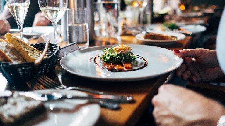 Click to enlarge french bistro meal racist