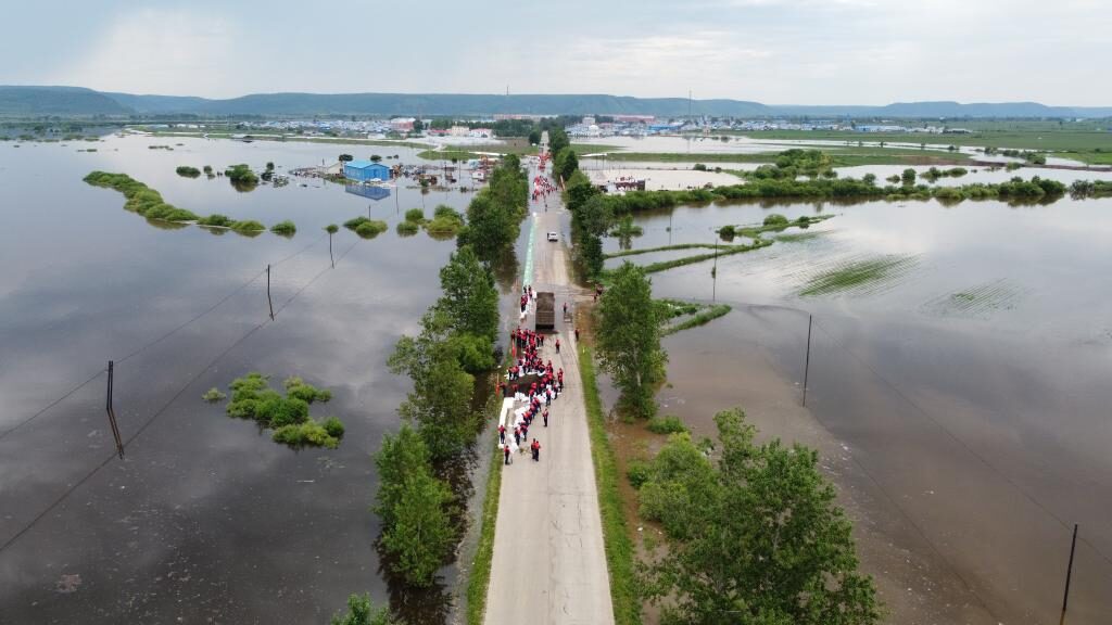 Floods in Daxinganling Prefecture,