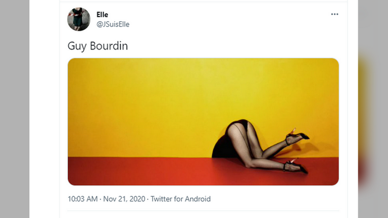 Click to enlarge Guy Bourdin porno-chic photograph