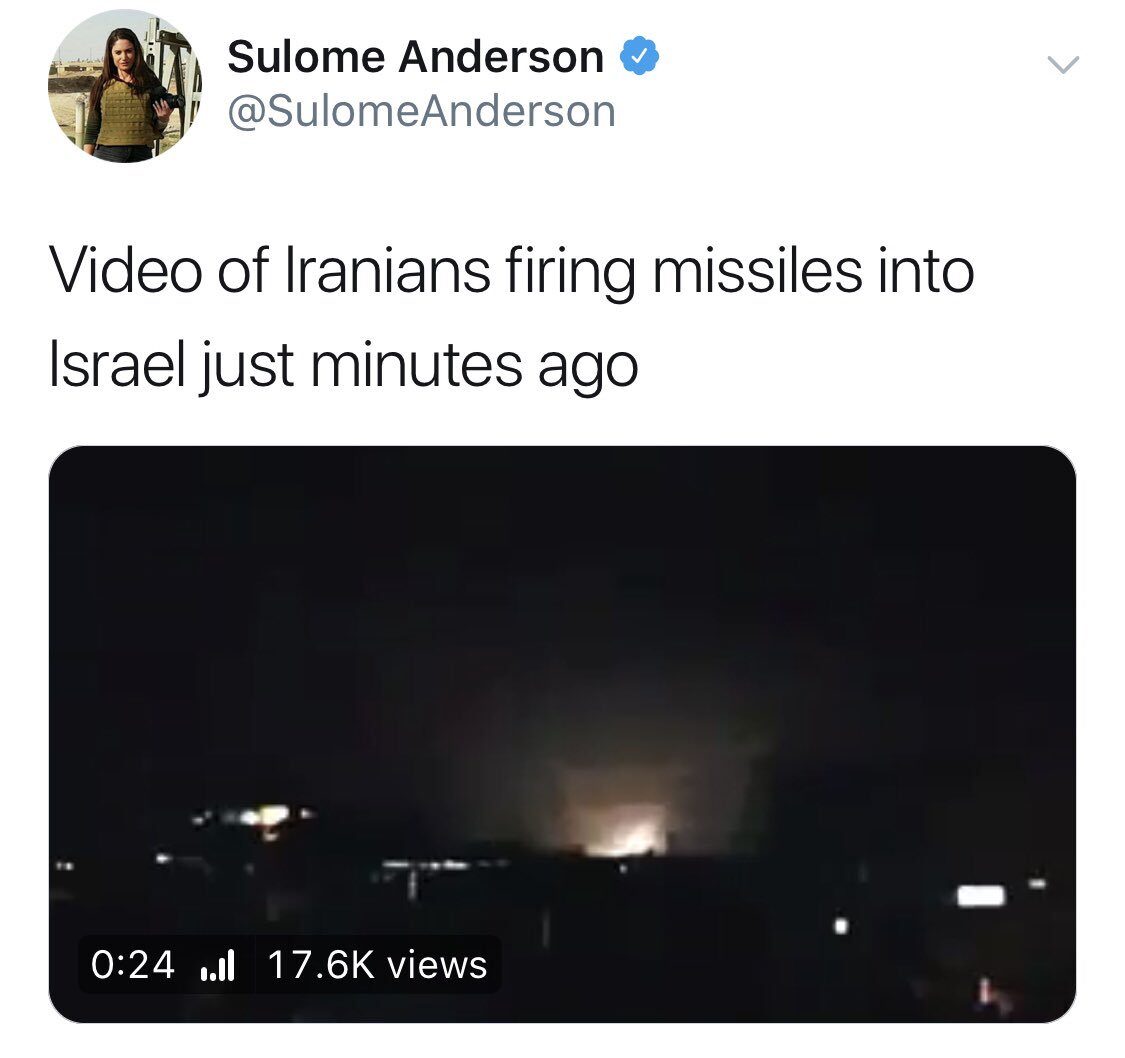 Click to enlarge sulome anderson deleted tweet iran missile fake news