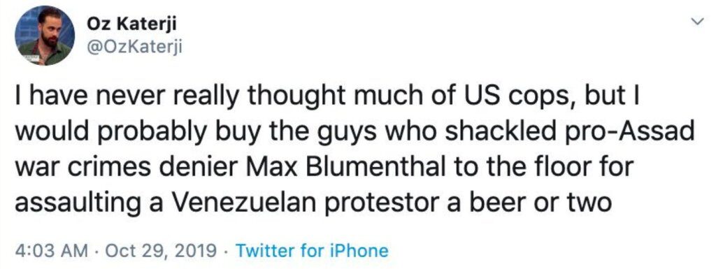 Click to enlarge oz katerji bully grayzone blumenthal