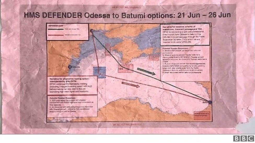 hms defender route crimea lost documents