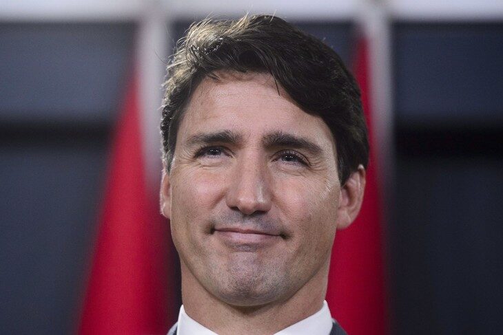 Click to enlarge trudeau smirk