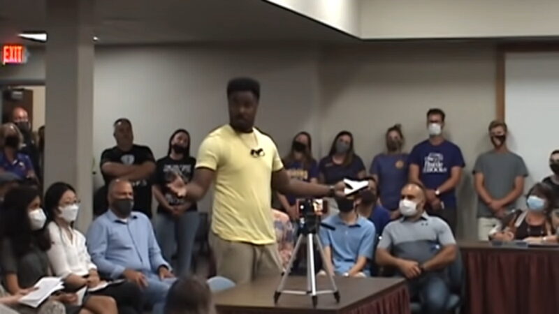 Ty Smith critical race theory school board meeting viral video