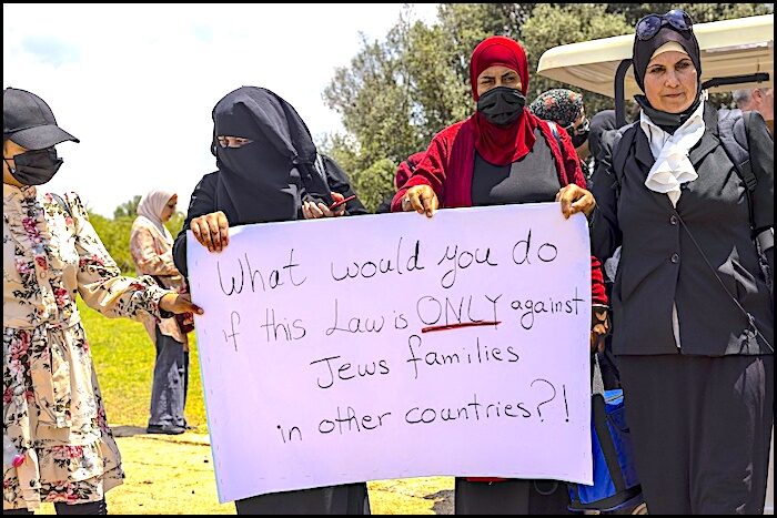 Israeli Arab women protest