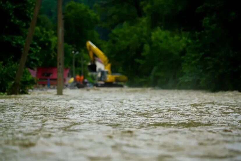 Floods in Krasnodar Krai, Russia, Early July 2021.